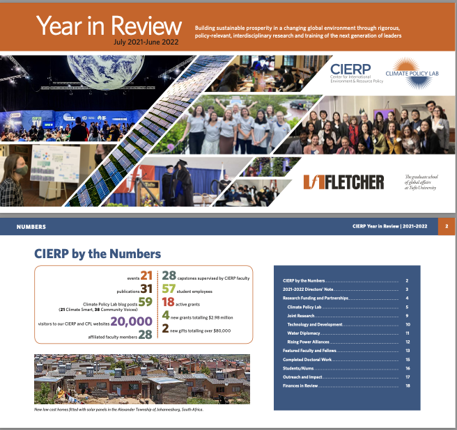 CIERP Annual Report: Year in Review 2021-2022